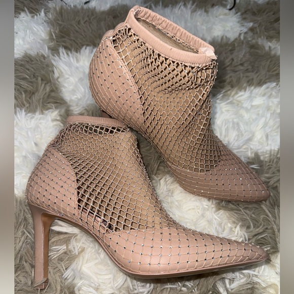 Pnina Tornai x Naturalizer Liebe Booie with Mesh Texture & Rhinestones NWOT - Picture 2 of 7